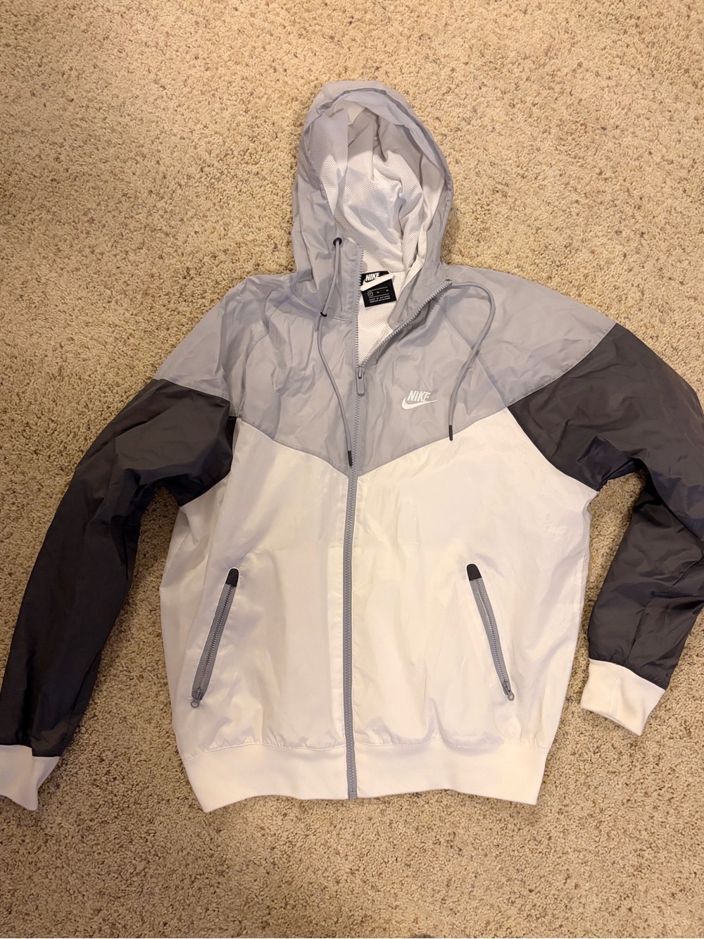 Nike Sportswear Windbreaker - White/Grey